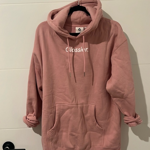 GLOSSIER PINK HOODIE - Picture 1 of 3